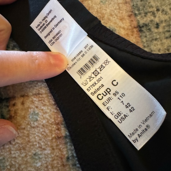 Anita Selena Post-Mastectomy Bra - New With Tags 42C - Picture 5 of 8